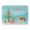 Micasa Saint Bernard Merry Christmas Tree Machine Washable Memory Foam Mat MI712806